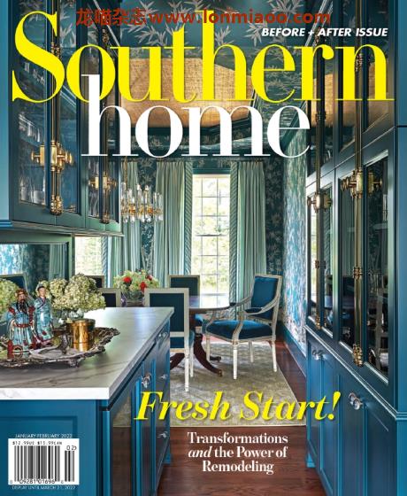 [美国版]Southern Home 时尚家居杂志 2022年1-2月刊